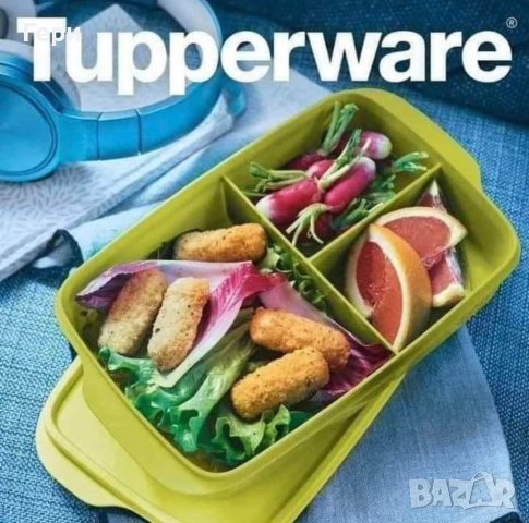 Tupperware кутия за обяд с разпределения, снимка 3 - Кутии за храна - 37409085