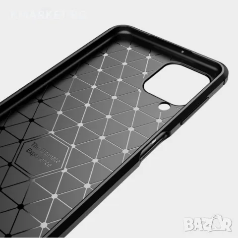 Samsung Galaxy M32 Удароустойчив Carbon Fiber Калъф и Протектор, снимка 6 - Калъфи, кейсове - 48490838