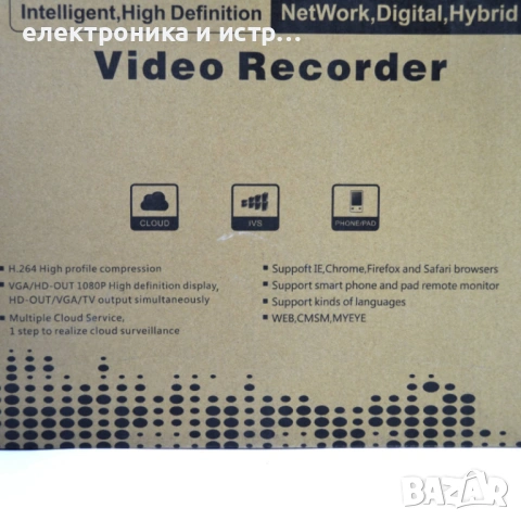 DVR NVR 8 канален HD Recorder с HDMI , снимка 3 - Комплекти за видеонаблюдение - 53184520