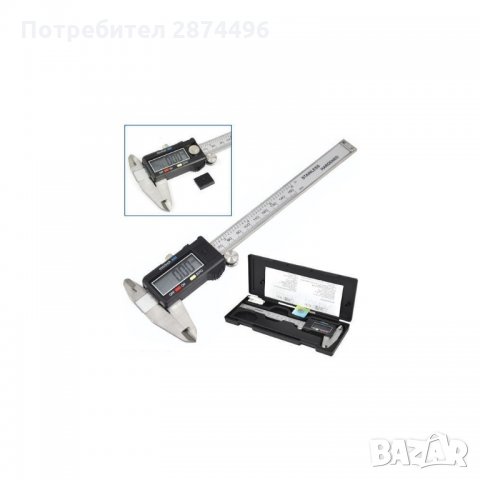 0116 Дигитален шублер с LCD екран, снимка 8 - Шублери - 35820215