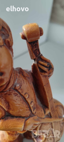 Статуетка на музикант, снимка 7 - Антикварни и старинни предмети - 44631198