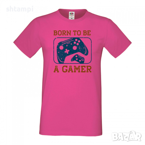 Мъжка тениска Born To Be A Gamer, снимка 6 - Тениски - 36193102