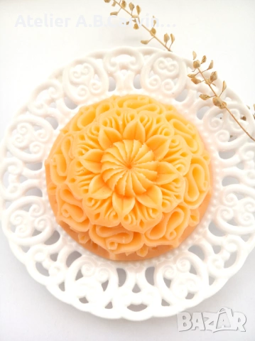 Ароматен глицеринов карвинг сапун ръчно гравиран ,подходящ за ващия интериор, снимка 4 - Декорация за дома - 53594040