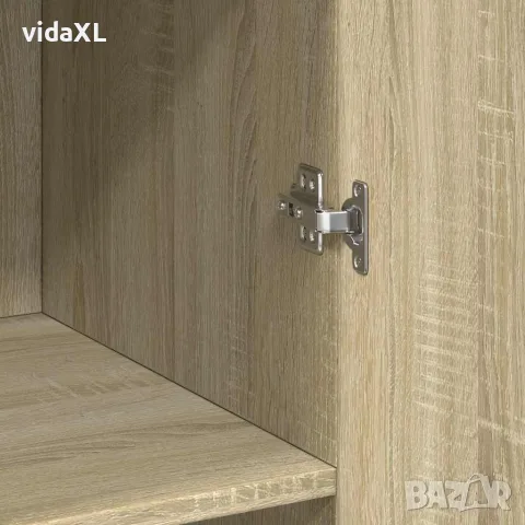 vidaXL Шкаф за съхранение, дъб сонома, 70x42,5x225 см, инженерно дърво, снимка 9 - Бюфети - 56146889