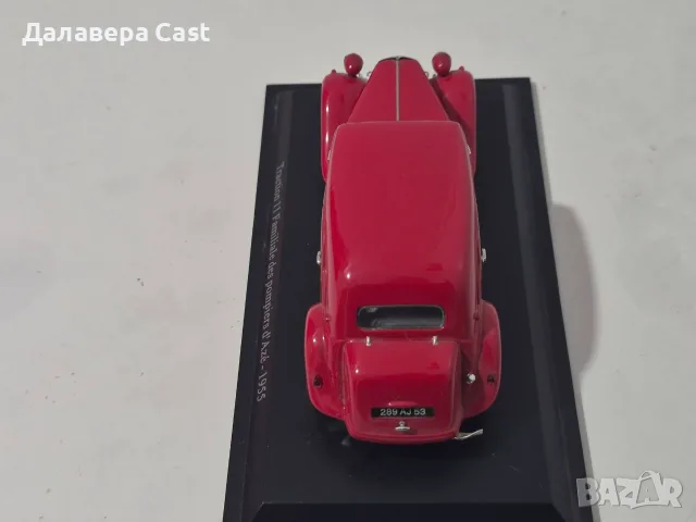 1/43 Citroen Traction 11 Pompier Atlas , снимка 6 - Колекции - 55976916