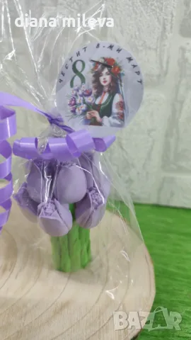 Подаръчен комплект за 8 ми Март!!!, снимка 7 - Декорация за дома - 49201452
