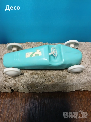 Стара българска пластмасова играчка автомобил , снимка 5 - Колекции - 53658301