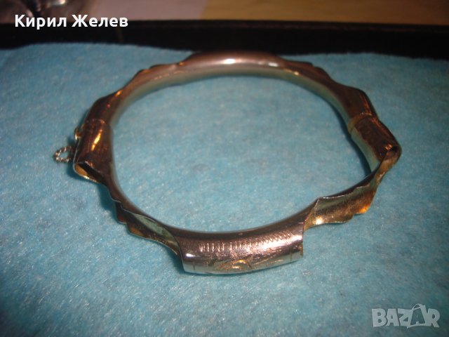 ВИНТИДЖ СТАРА РЕТРО АРТ СТОМАНЕНА ДЪЛБОКО ПОСРЕБРЕНА АРТ ГРИВНА МАЙСТОРСКА ИЗРАБОТКА АНГЛИЯ 25200, снимка 12 - Антикварни и старинни предмети - 34632222