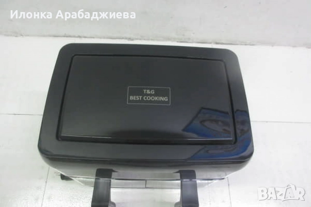 Двоен Air fryer T&G BEST COOKING 32847A0 - отделни LED дисплеи за всяка зона, снимка 4 - Дивани и мека мебел - 52234916