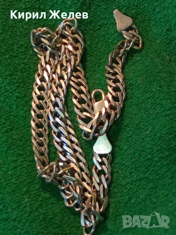 ODEMA 295 ВЕЛИКОЛЕПЕН СРЕБЪРЕН ЛАНЕЦ СРЕБРО 925 ЗДРАВА РЕТРО АРТ ПЛЕТКА РЪЧНА ИЗРАБОТКА 26765, снимка 16 - Колиета, медальони, синджири - 49959863