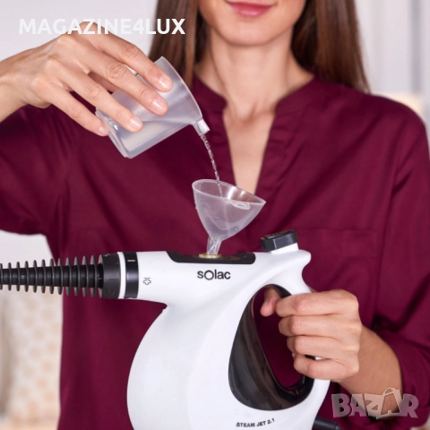 🧼🔥 Парочистачка Solac Steam Jet 2.1 – мощна и компактна , снимка 3 - Парочистачки и Водоструйки - 51534001