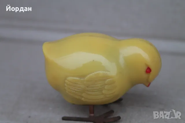 Стара детска играчка с пружина , снимка 2 - Антикварни и старинни предмети - 48681395