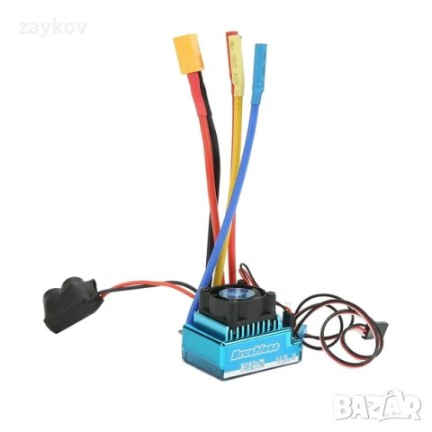 120A RC безчетков ESC,  Леко тегло 120A RC безчетков ESC 1/10 за 1/10 1/8 RC автомобил, снимка 1 - Други инструменти - 44239152