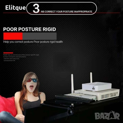 Практична сгъваема поставка за рутер, дистанционно или ТВ приемник, снимка 2 - Други стоки за дома - 53345779