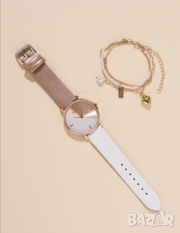 Дамски часовник с гривна Colorblock , снимка 4 - Дамски - 41756020