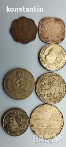 СЕДЕМ МОНЕТИ БРИТАНСКА ОБЩНОСТ, снимка 1