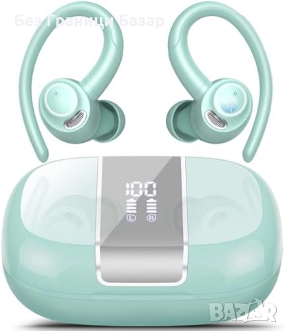 Нови Безжични спортни слушалки с LED дисплей, дълбок бас и ENC микрофон