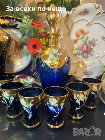 Murano Italy  Circa 1960 - “ Изящният в кобалт” Код P1940, снимка 11 - Декорация за дома - 53731824