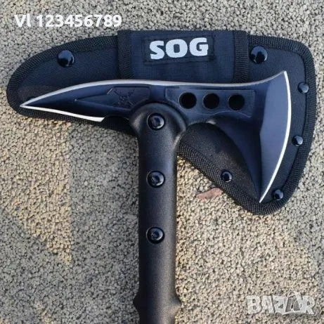 2 модела Тактическа Брадва Томахавка Туристическа брадвичка SOG Tomahawk