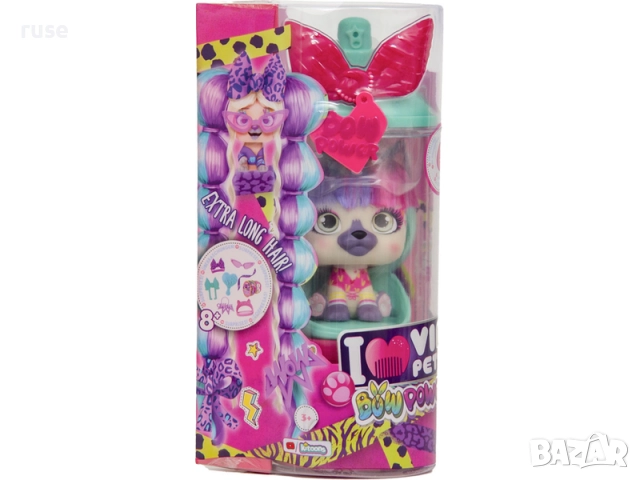 НОВИ! VIP PETS BOW POWER Модно кученце Нати, снимка 6 - Кукли - 51850583