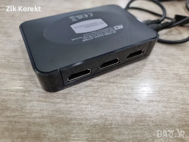 HDMI суич 4K- 60Hz, снимка 2 - Кабели и адаптери - 56199000