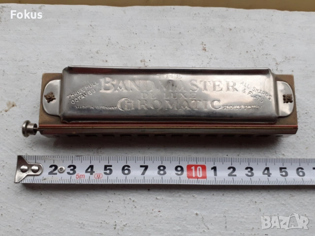 Стара колекционерска немска хармоника, снимка 5 - Антикварни и старинни предмети - 53498342