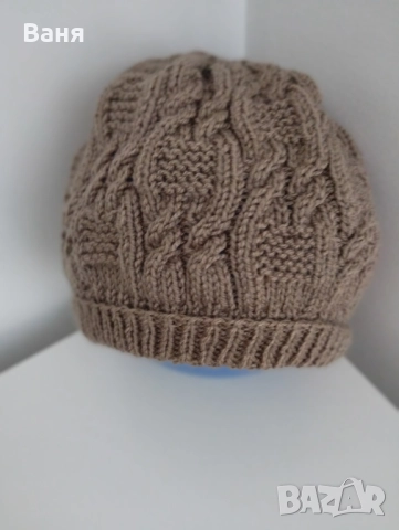 плетена дамска шапка, снимка 10 - Шапки - 51858251
