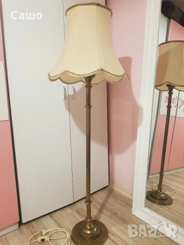 Лампион копринен абажур 