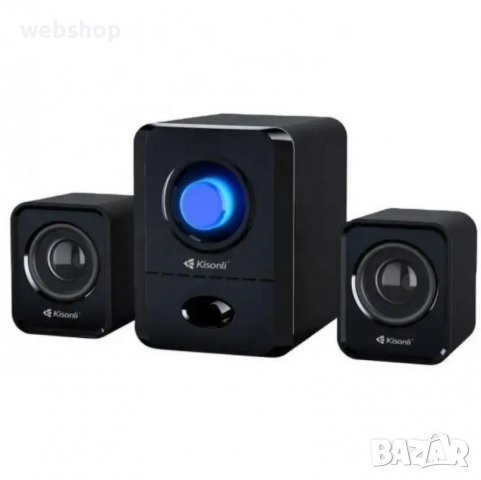 Компютърни тонколонки KISONLI , блутууд 5.0, буфер, 1x5W, 2x3W, снимка 1