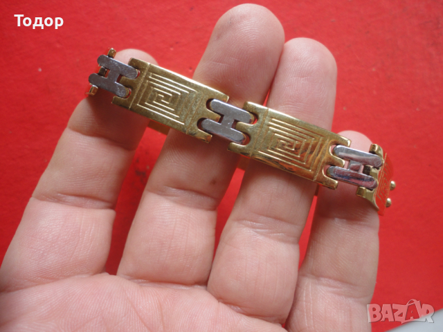 Невероятна позлатена гривна , снимка 7 - Гривни - 44733886