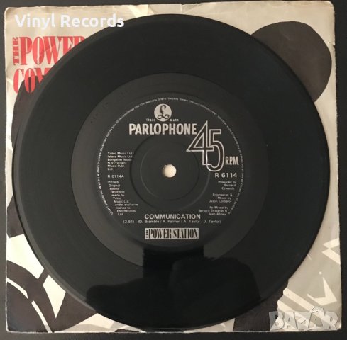 The Power Station – Communication, Vinyl 7", Single, снимка 2 - Грамофонни плочи - 40403544