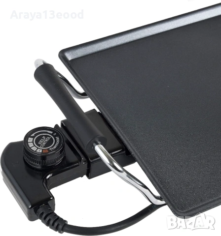 BESTRON ABP602 Електрическа скара/грил за печене 2000 W, черна 47х26 см, снимка 7 - Скари - 53799287