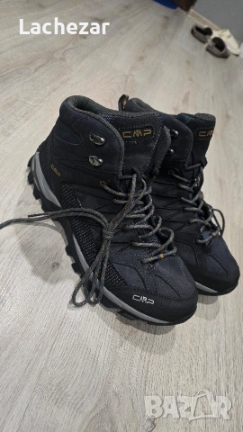 Мъжки водоустойчиви туристически обувки CMP Rigel Mid, сиви, 45 3Q12947-68UH-, снимка 2 - Мъжки боти - 53540956