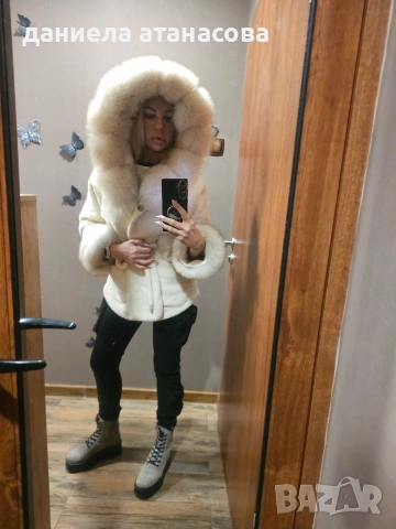 палто ест пух. ново, снимка 2 - Палта, манта - 52920424