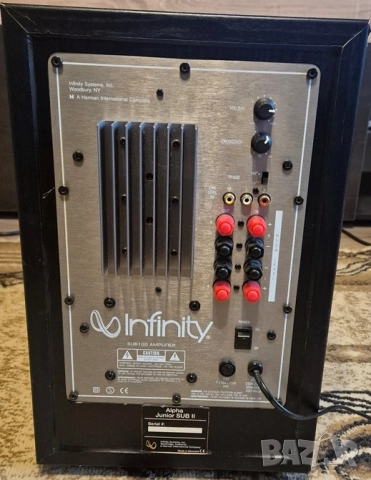Активен Субуфер Infinity SUB 100, снимка 3 - Тонколони - 52242641