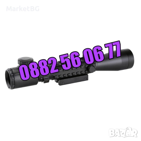 Оптика за пушка Bushnell, оптичен мерник 3-9х40E,релсов захват 10-20мм, снимка 2 - Оборудване и аксесоари за оръжия - 52500419