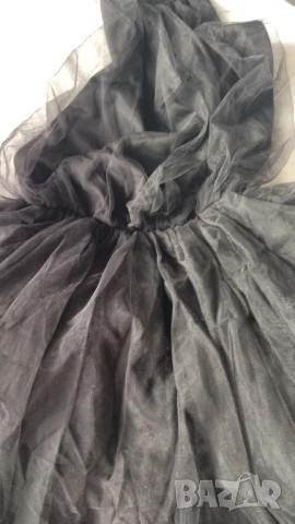 Черна рокля размер XS, S, снимка 6 - Рокли - 50888468