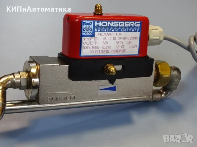 датчик за поток Hosco Honsberg NOVAFIX HR 10 MI SP Flow Switch DN10/PN200, снимка 11 - Резервни части за машини - 49193034