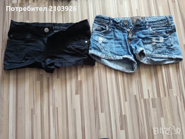 Къси панталони Guess, Wrangler размер S, цена 15лв, снимка 9 - Къси панталони и бермуди - 50672109