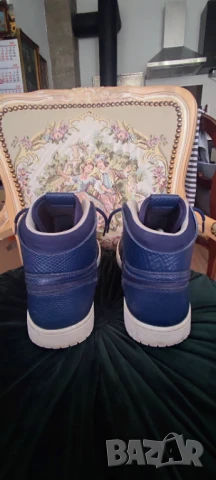 оригинални Nike Air Jordan 1 High Nouveau 'Navy Snake', снимка 5 - Маратонки - 50783257