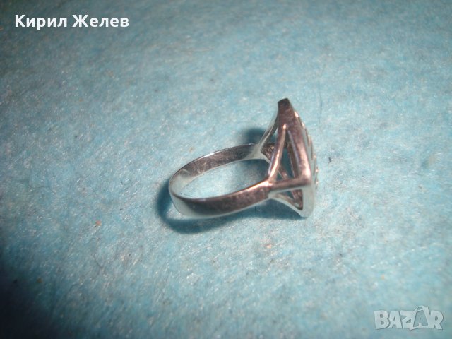 ВИНТИДЖ СРЕБЪРЕН АРТ ПРЪСТЕН СРЕБРО 925 АЖУРНА МАЙСТОРСКА ИЗРАБОТКА - АНГЛИЯ 25801, снимка 8 - Пръстени - 35759994
