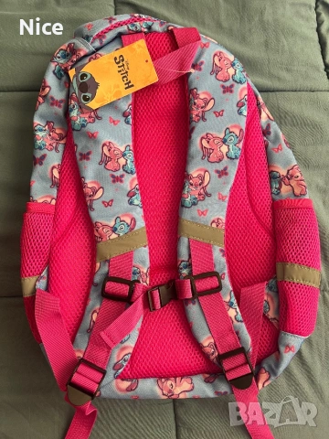 Детска/ ученическа раница “Lilo&Stithc” Италия , снимка 6 - Раници - 53162604