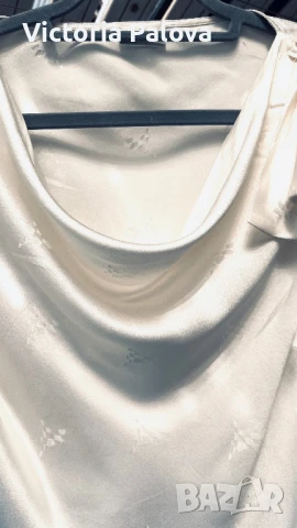 Скъпа блуза ELÉGANCE  100% коприна, снимка 4 - Корсети, бюстиета, топове - 51025027