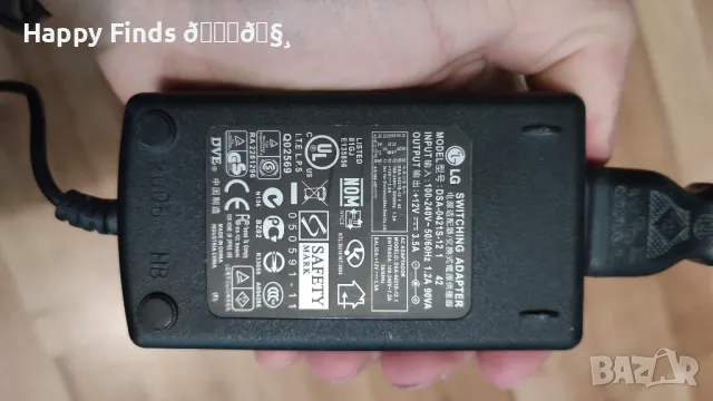 12V 3.5A Зарядно LG, снимка 1