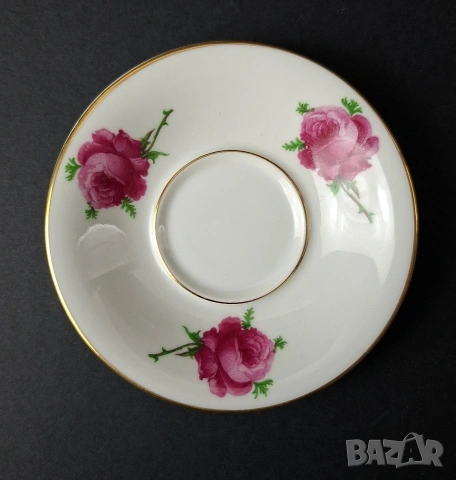 Порцеланова чаша за кафе и чинийка - Thomas, Bavaria, снимка 4 - Чаши - 53724723