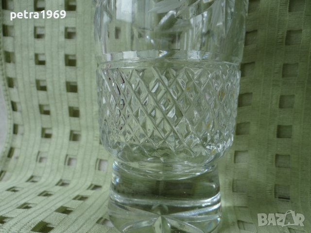 Кристални вази, снимка 4 - Вази - 41204323