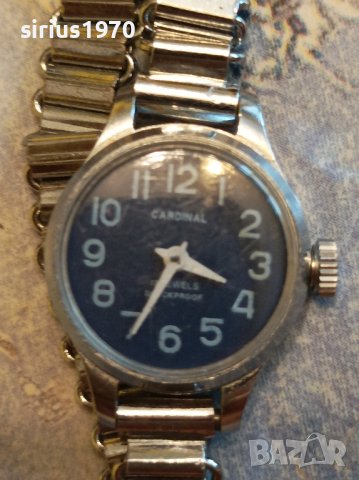 дамски ръчен часовник кардинал работещ, снимка 1 - Дамски - 41826477