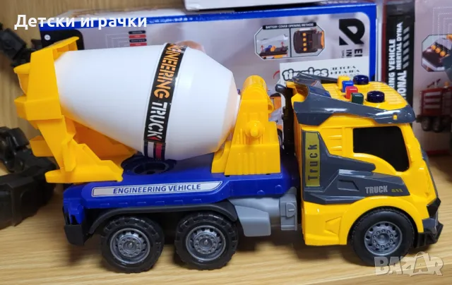 Камион бетоновоз на батерии 