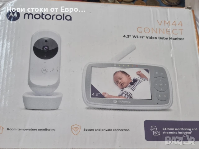Видео бебефон Motorola VM44 Connect с Wi-Fi, снимка 7 - Бебефони - 51263592