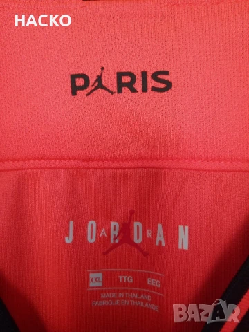 РЕТРО Футболна Фланелка Jordan на ПСЖ Сезон 2019/20 година Размер XXL 100% ОРИГИНАЛНА Внос от Англия, снимка 6 - Футбол - 50799159